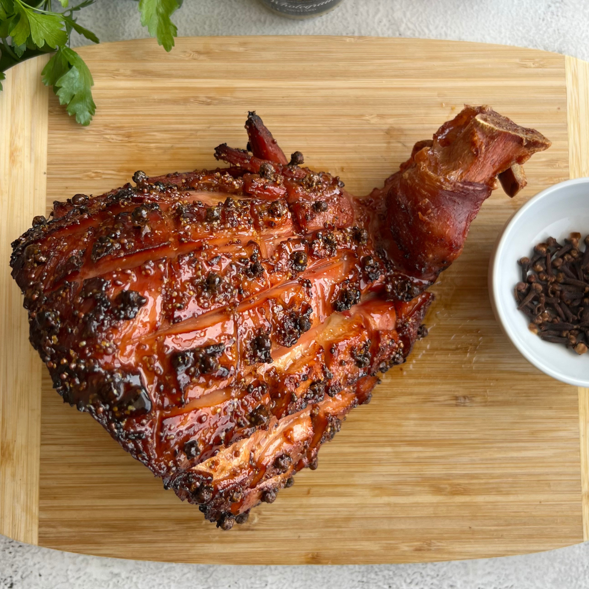 5 INGREDIENT AIR FRYER CHRISTMAS HAM 