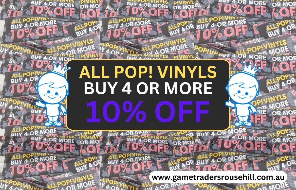 Buy Any 4 or More Pop Vinyls, get 10% Off