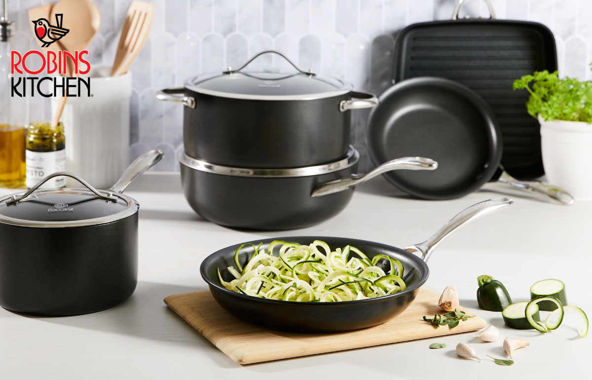 Receive Baccarat® iD3 Cookset FREE with purchase at Robins Kitchen!*